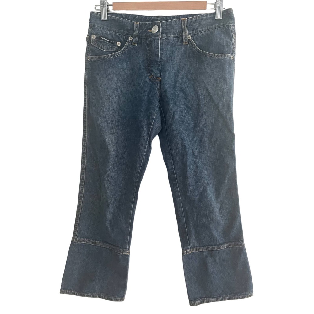 Dolce & Gabbana Cropped Jeans. EUC. Size 42 EU Size 6 US